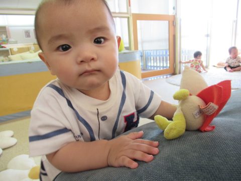 保育の様子(0歳児)